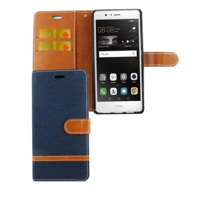 Funda Protectora Case Para Huawei P9 Lite Cubierta Bolsa Cartera Estuche Funda - Imagen 1 de 3