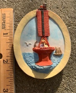 Landschaftliche Souvenir Ozean Meeresboje Kühlschrankmagnet - Bild 1 von 3