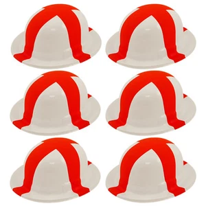 ST GEORGE PLASTIC BOWLER HATS ENGLAND FLAG SPORT FANCY DRESS LOT - Picture 1 of 13
