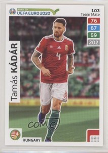 2019 Panini Adrenalyn XL Road to UEFA Euro 2020 Team Mate Tamas Kadar #103