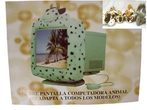 (33688) CUBRE BORDE MONITOR PANTALLA TELEVISOR TELEVISION TV ELASTIC ANIMAL VARI - Picture 1 of 11