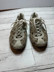 Zapatillas deportivas Coach para mujer multicolores Katelyn Signature con cordones talla: 8,5 M Q300 - Imagen 1 de 9