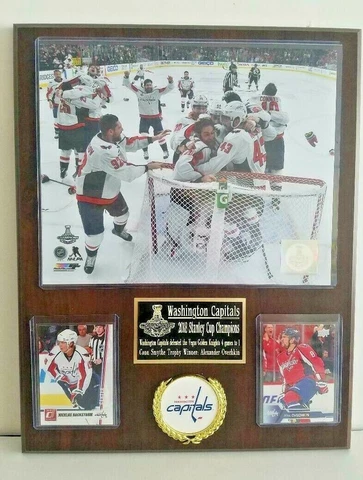 Washington Capital 2018 Stanley Cup Champions Hockey Plaque Cover