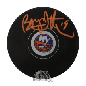 Bryan Trottier Autographed New York Autographed Hockey Puck - BAS - Picture 1 of 1