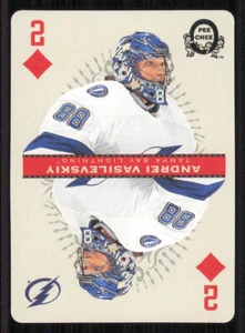 2021-22 O-Pee-Chee Playing Cards #2DIAMONDS Andrei Vasilevskiy - Picture 1 of 2
