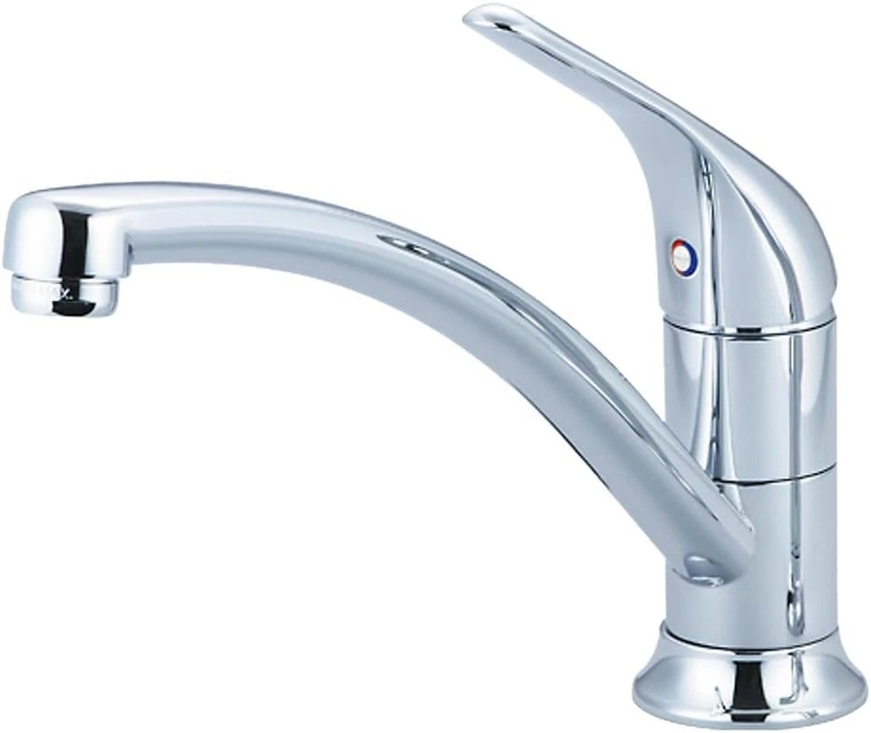 Grifo de cocina Pioneer 2LG261 monomando, acabado cromado pulido PVD Foto 1 de 1