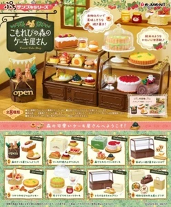 New Re-Ment Forest Cake Shop 850Yen Komorebi Patisserie rement Full st of 8 - Picture 1 of 10