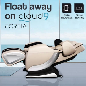 FORTIA Electric Massage Chair Full Body Reclining Zero Gravity Kneading Back - Picture 1 of 12
