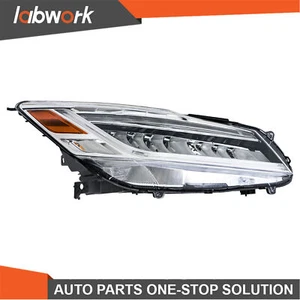 Labwork LED Headlight Chrome Headlamp Fit For Honda Accord Sedan 2016-2017 Right - Bild 1 von 17
