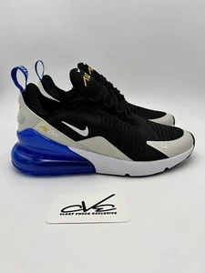 Nike Air Max 270 (GS) Größe 7Y (Damen 8,5) schwarz/weiß/Game Royal UVP 130 $ - Bild 1 von 8