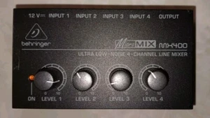 Behringer Micromix MX400 Ultra Low-Noise 4-Channel Line Mixer - Pre-Owned - Picture 1 of 2