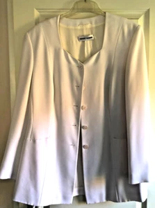 Gerry Weber Blazer Gr 44 Weiß super angenehmer Tragekomfort guter Zustand - Bild 1 von 5