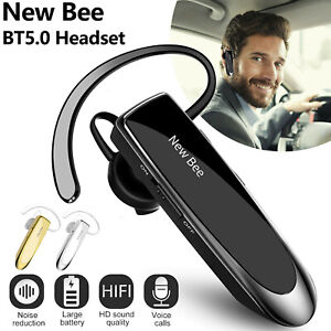 NEW BEE BT5.0 Wireless Earphone Earhook Business Car Earbuds with HD Mic S5U8