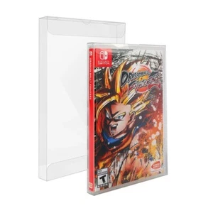 25 NINTENDO SWITCH Video Game Box Protectors Clear Plastic Display Case Sleeve - Picture 1 of 9