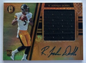 Camiseta deportiva de novato R. Joshua Dobbs Auto 2017 Panini Gold Standard autógrafos Jumbo/99 - Imagen 1 de 2