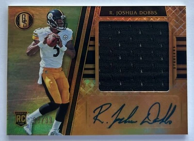 R. Joshua Dobbs Auto 2017 Panini Gold Standard Rookie Jersey Autographs Jumbo/99 - Image 1 of 2