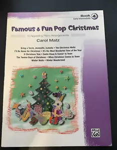 Famous and Fun Pop Christmas Piano Book 4 Early Intermediate - Picture 1 of 1