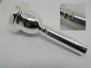 Bach 2G, Posaunenmundstück, Custom Remington Schaft silber - Bild 1 von 3