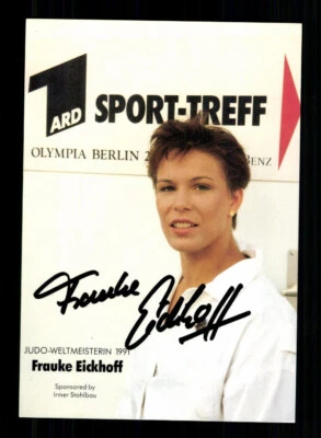 Frauke Eickhoff Autogrammkarte Original Signiert Judo + A 239329 - Bild 1 von 2