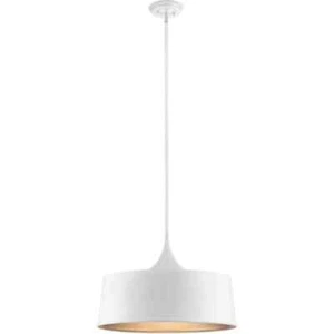 Kichler 52097WH Elias 15.25" 1 Light Convertible Pendant, White. (Pls Read) - Picture 1 of 6