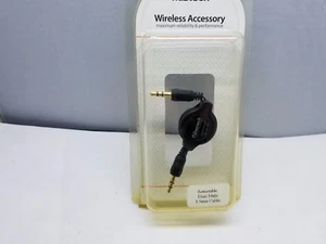 20x Retractable High Performance Male 3.5mm Audio Cable iPhone Samsung LG Moto - Picture 1 of 3