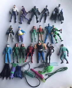 Lot vintage Batman Robin action figures assorted btas Joker Kenner