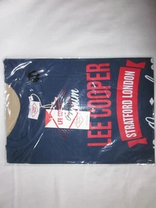 LEE COOPER : TEE SHIRT BLEU FONCÉ - DENIM STRATFORD LONDON - Taille M / NEUF - Imagen 1 de 3