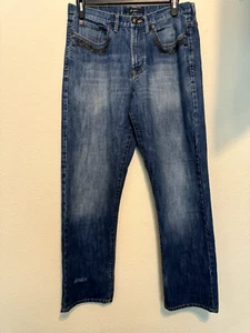Men's Long Blue Sean John Jeans Pants Size 34 - Picture 1 of 5