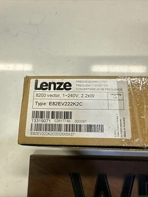 LENZE E82EV222K2C Inverter One New E82EV222_2C Expedited Shipping - Image 1 of 3