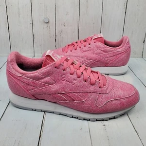 Reebok Classic x Eames Leather Pink White Grey Limited Edition Mens 10.5 Sneaker - Picture 1 of 17