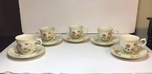 Mikasa Margaux Mugs Cups Saucers 8 Oz 6 1/2 Inch Diameter Japan - Imagen 1 de 12