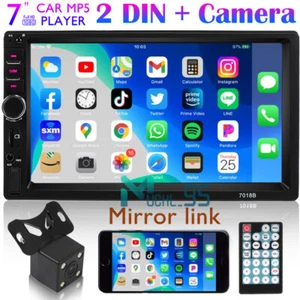 7 inch Estereo De Pantalla Para Coche Bluetooth Doble Din Car Stereo Reproductor - Picture 1 of 17