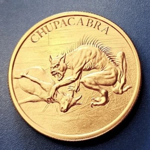 Chupacabra – Cryptozoology Collection; 1oz .999 Copper Round - Picture 1 of 3