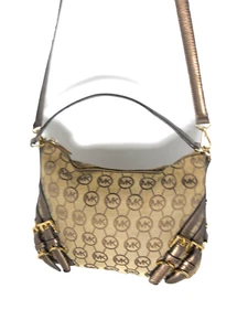 Michael Kors einzigartige stabile Intialled-Stoff Handtasche / Schulter / Umhängetasche - Bild 1 von 10