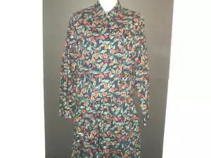 Woolrich Conjunto de Navidad Chaqueta Talla 6 y Falda Larga Talla 8 Traje Conos de Pino Acebo De Colección - Imagen 1 de 8