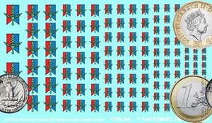 Free Worlds League - Tamarind Regulars - Waterslide Decals for Battletech - Picture 1 of 1