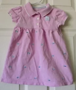 Carter's Baby Mädchen lila Wal Kleid 18 Monate SIEHE ZUSTAND HINWEISE - Bild 1 von 3