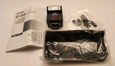 Camera Flash & Accessories for Nikon, 528AF/NIK Flash, EF-500 DG Carry Case - Image 1 of 4