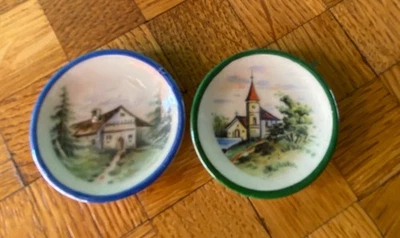 Wandteller Teller Reutter Porzellan  50er Puppenstube Puppenhaus  1:12 dollhouse - Bild 1 von 2