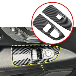 For Benz Vito/ V-Class W447 Carbon Fiber Interior Window Switch Panel Cover Trim - Picture 1 of 9