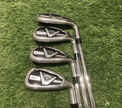 Planchas rojas Callaway Edge / SW/PW/#9/#7 / Juego de inicio / Flexión regular - Imagen 1 de 4