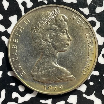 1969 New Zealand Cooks Chart $1 Dollar Lot#C0449 High Grade! Beautiful! - Image 1 of 2