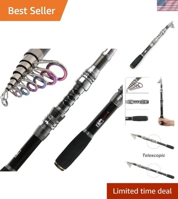 Spinning Fishing Rod Reel Combo - 5.91' with Carbon Fiber & Full Accessories - Image 1 of 4