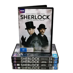 Sherlock Complete Series Seasons 1 - 4 + Abominable Bride DVD 1 2 3 4 Region 4 - Picture 1 of 3
