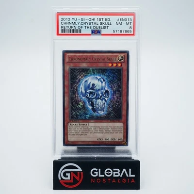 Chronomaly Crystal Skull 2012 Yu-Gi-Oh Return Of The Duelist #EN013 POP 1 PSA 8 - Image 1 of 2