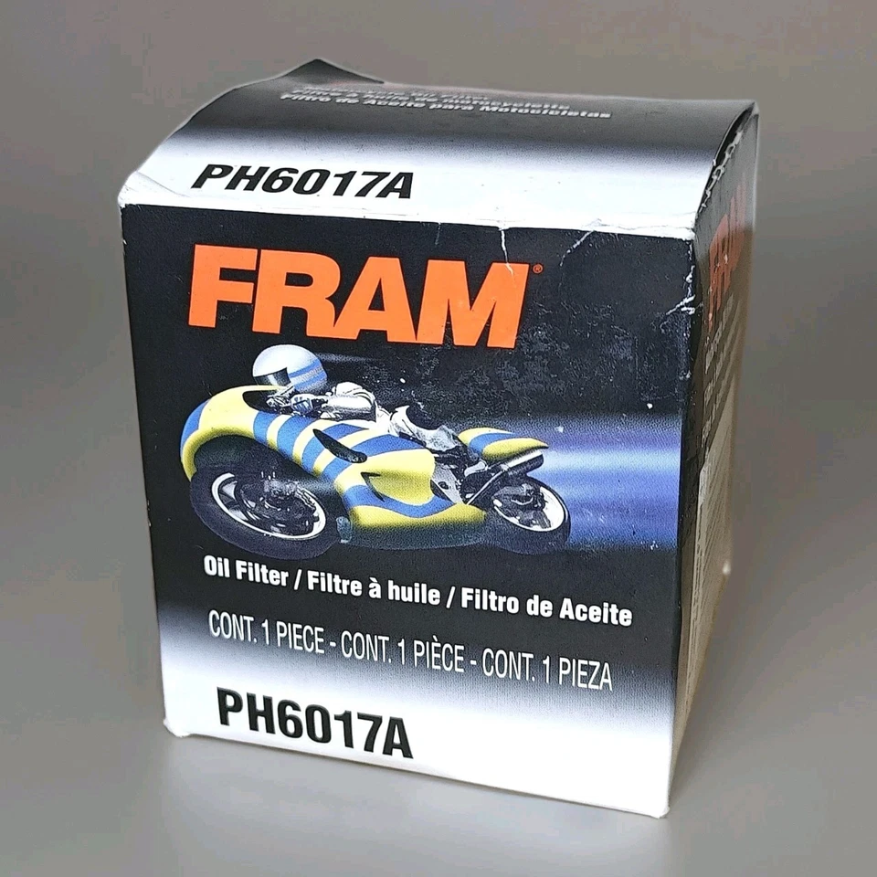 FILTRO ACEITE MOTO FRAM PH6017A - Totalmente Nuevo Foto 1 de 4