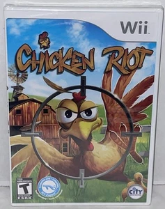 Chicken Riot Nintendo Wii CIB Complete Nintendo 2007 Brand New Sealed - Picture 1 of 2