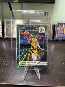Donruss Tyrese Haliburton #191 2024-25 Holo Green Laser Pacers - Imagen 1 de 1