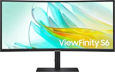 Samsung 34” ViewFinity S65UA Series Ultrawide QHD Curved Monitor LS34C650UANXGO