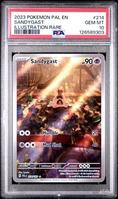 Sandygast 214/193 Sv02: Paldea Evolved Holo PSA 10 GEM MINT - Image 1 of 2